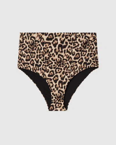 Understatement Highwaist Bikini Briefs Leopard In Gold