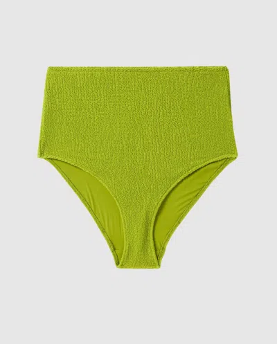 Understatement Highwaist Bikini Briefs Matcha In Gold