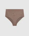 Understatement Highwaist Bikini Briefs Mauve In Gold