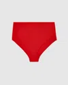 Understatement Highwaist Bikini Briefs Papaya In Red
