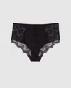 Understatement Lace Highwaist Briefs Black In Black