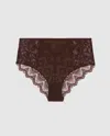 Understatement Lace Highwaist Briefs Coffee In Brown