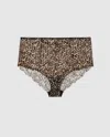 Understatement Lace Highwaist Briefs Leopard In Animal Print