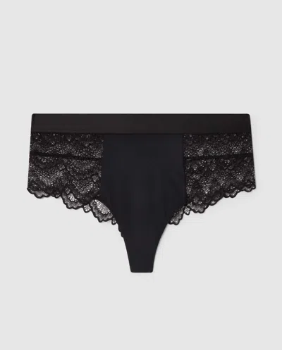 Understatement | Lace Highwaist String 002 - Black | Trouseries