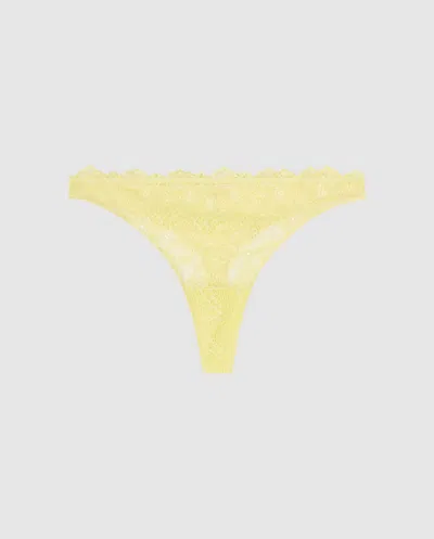 Understatement | Lace Thong - Light Yellow | Trouseries
