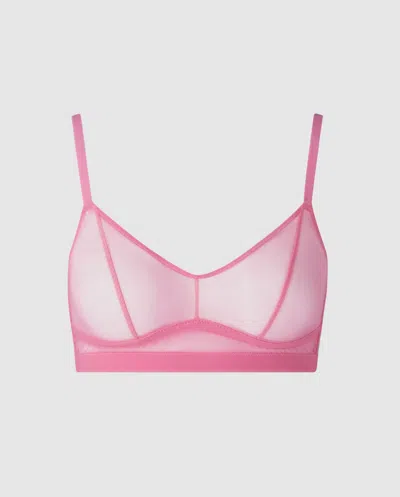 Understatement Mesh Balconette Candy Pink