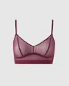 Understatement Mesh Balconette Cherry In Purple