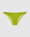 Understatement Mesh Bikini Briefs Matcha In Green