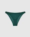 Understatement Mesh Bikini Briefs Pine Green In Green