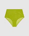 Understatement Mesh Highwaist Briefs Matcha In Gray