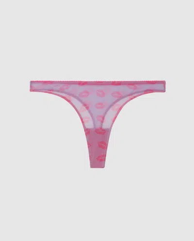 Understatement | Mesh Thong - Electric Lilac/neon Pink | Trouseries