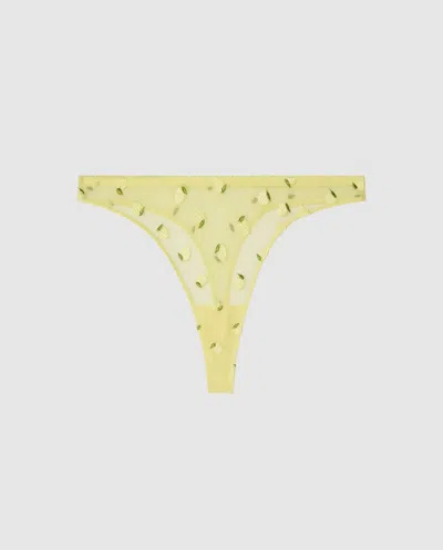 Understatement | Mesh Thong - Light Yellow | Trouseries