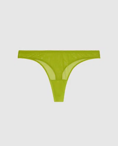 Understatement | Mesh Thong - Matcha | Trouseries In Green