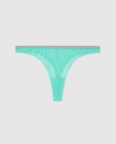 Understatement | Mesh Thong - Turquoise/coral | Trouseries