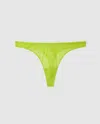 Understatement Mesh Thong Zesty Lime In Green