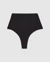 Understatement Micro Highwaist Thong Black In Black