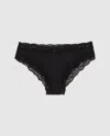 Understatement Micro Lace Cheeky Black In Black
