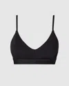 Understatement Micro Scoop Bra Black In Black
