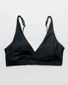 Understatement Microfiber Nursing Bra Black In Black