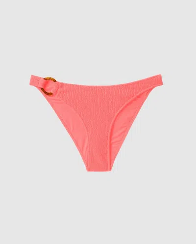 Understatement Ring Bikini Briefs Coral In Pink