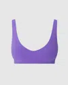 Understatement Scoop Bikini Top Electric Lilac In Purple