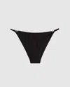 Understatement Tanga Bikini Briefs Black In Black