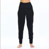 Undersummers By Carrierae High Waist Yogger (yoga Pant + Jogger) 28" In Black