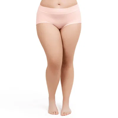 Undersummers By Carrierae Lux Cotton High Waist Boyshort Brief In Multi