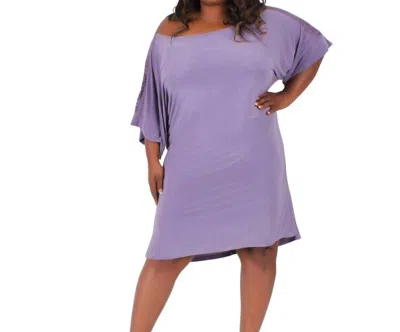 Undersummers Cooling Kimono Pajama Gown In Berry In Pink