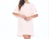 Undersummers Cooling Kimono Pajama Gown In Iced Rose In Multi