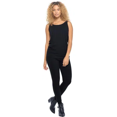 Undersummers Crop Ponte Leggings In Black