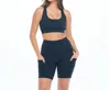 Undersummers Flow Bike Shorts - 9" In Black