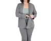 Undersummers Flow Cardigan In Steel In Blue