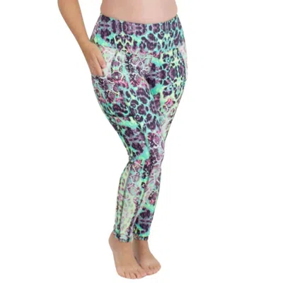 Undersummers Flow Legging With Pockets In Animaze In Multi