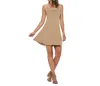 Undersummers Tank Dress In Toast In Multi