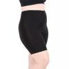 Undersummers Ultra High Waist Anti Chafing Shortlette Slipshort In Black In Black