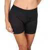 Undersummers Women's Boxer Brief In Black In Black