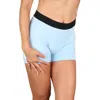 Undersummers Women's Boxer Brief In Sky In Blue