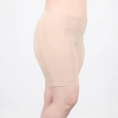 Undersummers Women's Boxer Brief With Waist Pocket In Ecru In White