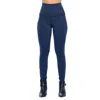Undersummers Yoga Pant Leggings In Heathered Navy In Multi