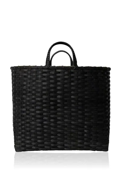 Underwater Weaving Studio Black Sheep Oversized Rattan Tote Bag