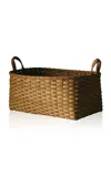 Underwater Weaving Studio Bounty Rattan Basket In Brown