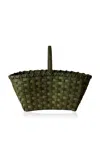 Underwater Weaving Studio Crescent Trug In Green