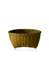 Underwater Weaving Studio Love Rattan Basket In Brown