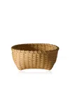Underwater Weaving Studio Medium Love Rattan Basket In Brown