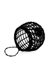 Underwater Weaving Studio Sweet Onion Basket In Black