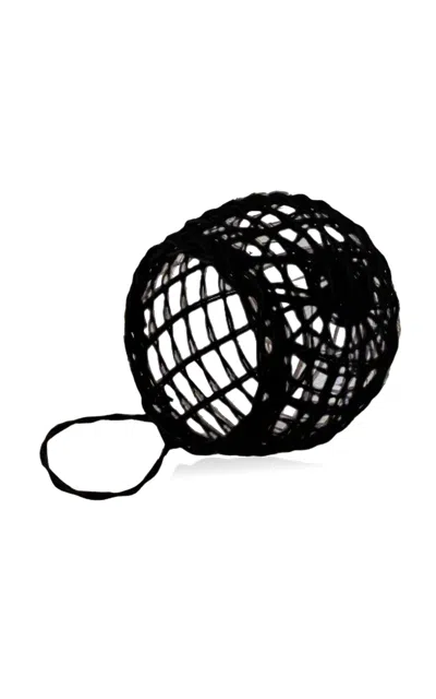 Underwater Weaving Studio Sweet Onion Basket In Black