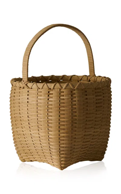 Underwater Weaving Studio The Large Rattan Underwater Handbasket In Neutral
