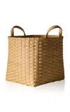 Underwater Weaving Studio Throw Rattan Basket In Neutral