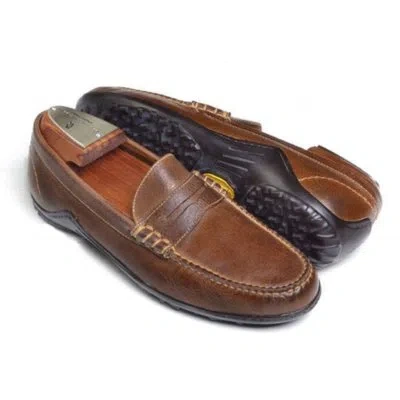Pre-owned Undisclosed Bill Penny Loafer In Burnt Cedar
